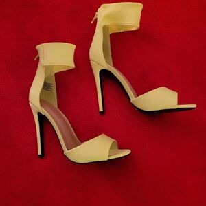 Elegant Yellow High Heels